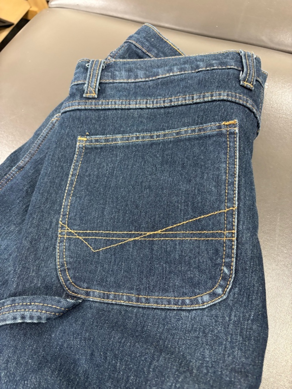EUC Smith’s Work Wear Lined Denim Carpenter Jeans Size 36 x 32 - Picture 8 of 10